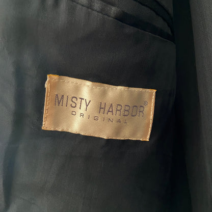 1990s Dark Gray Double Breasted Cashmere Overcoat