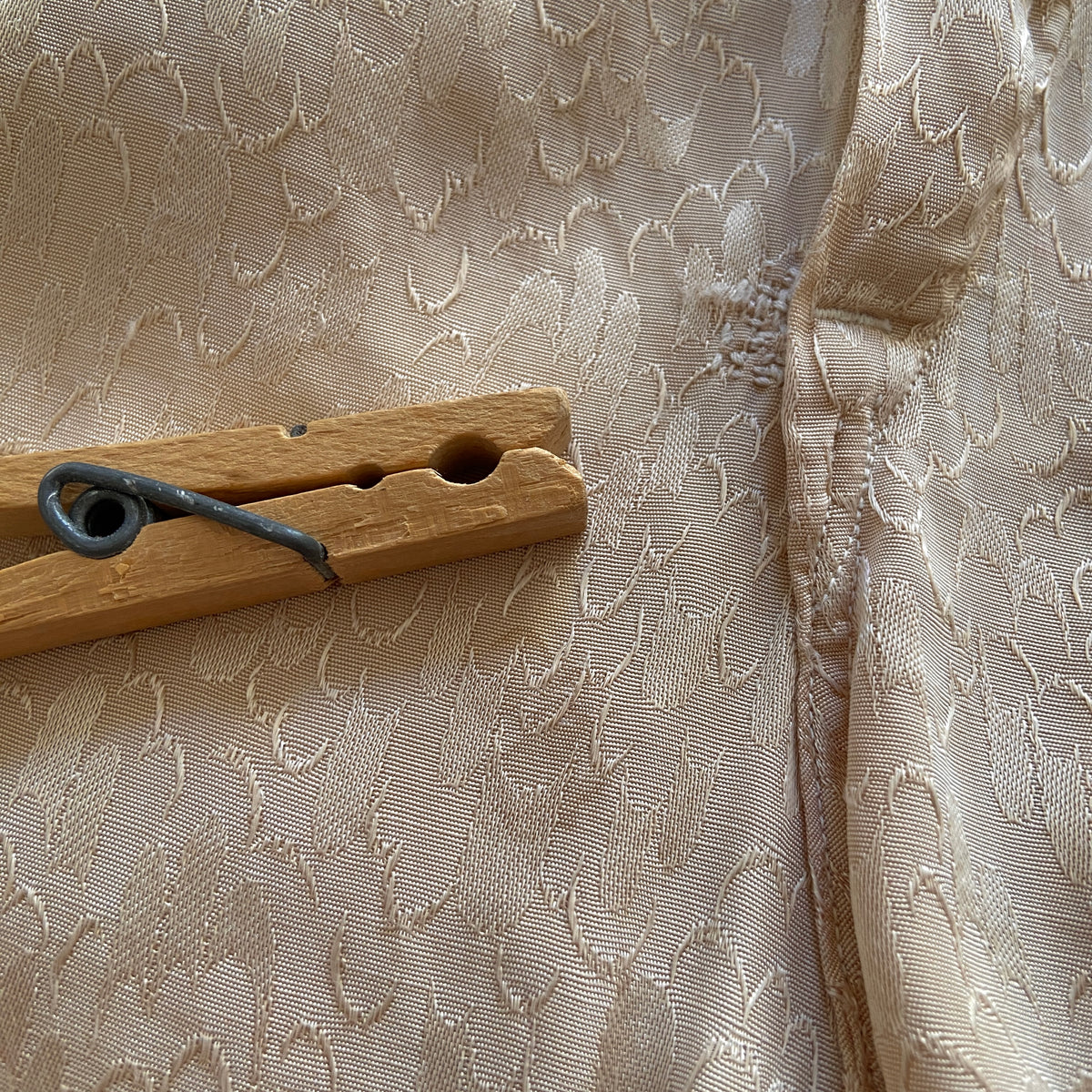 1920s 1930s Cloud Print Rayon Pajamas