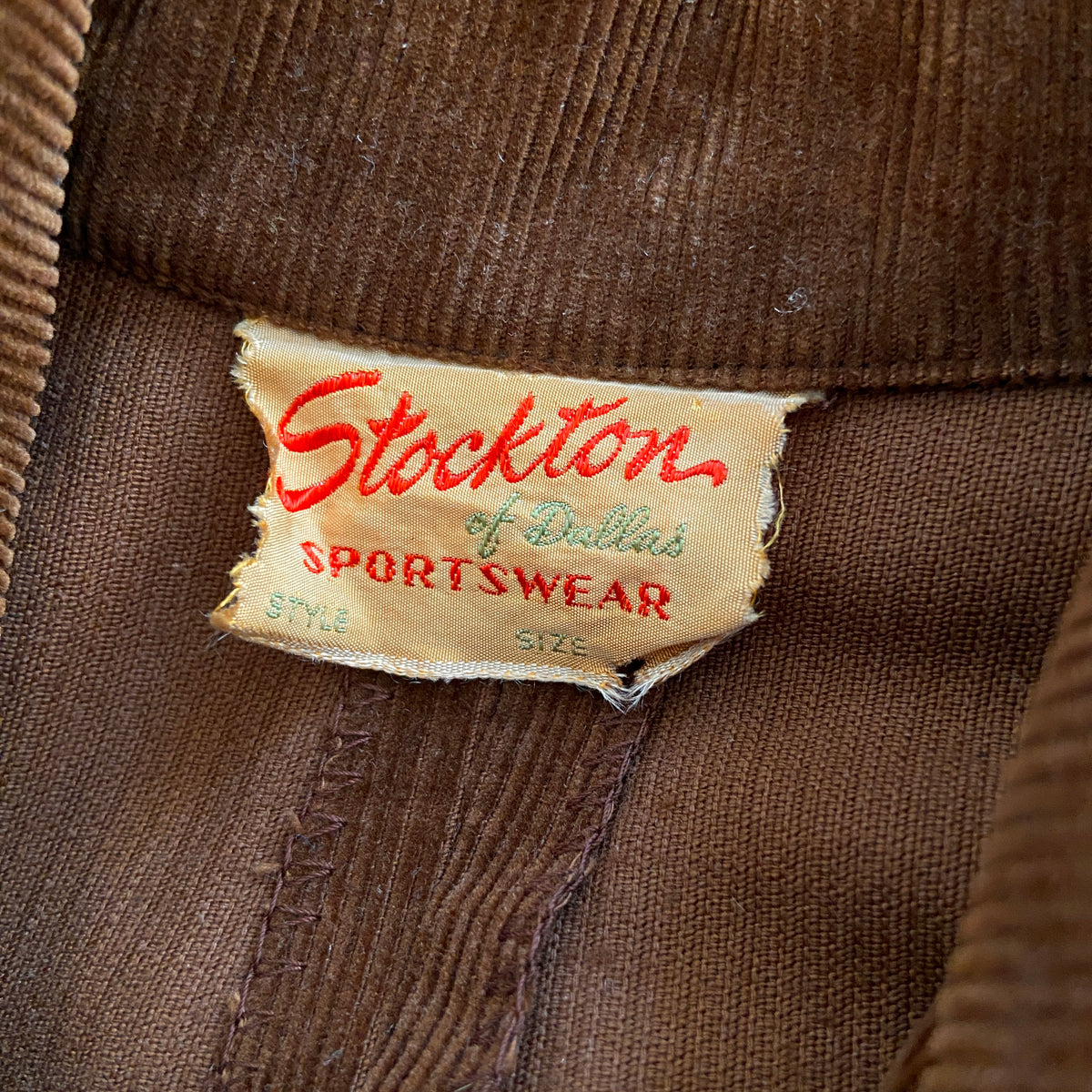 1940s Brown Corduroy Jacket