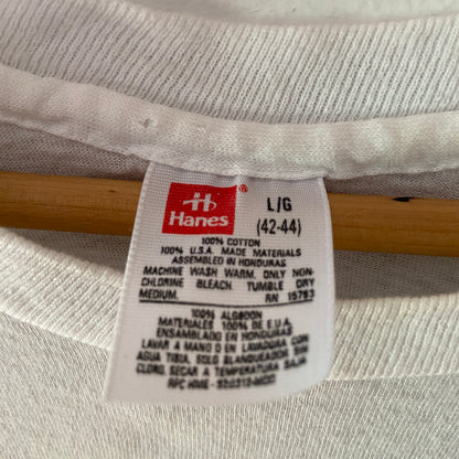 1980s 1990s Calvin and Hobbes Tee Shirt Hand Drawn