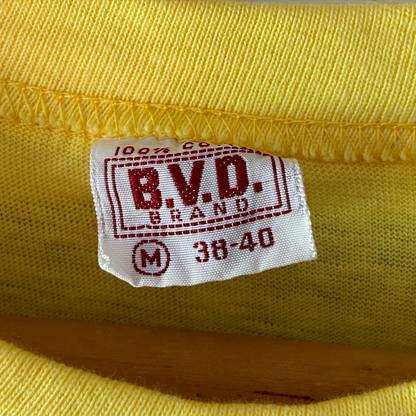 1960s Yellow Tee Shirt BVD