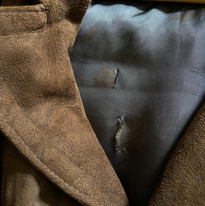 1960s Brown Suede Jacket Blazer