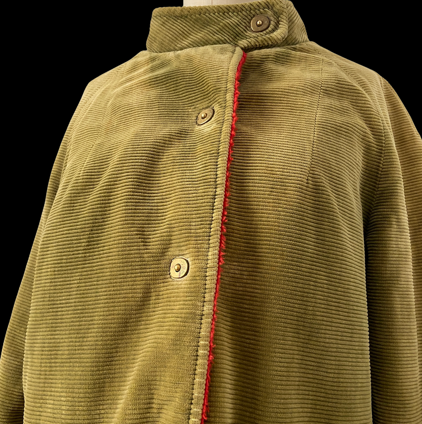 1950s Green Corduroy Coat