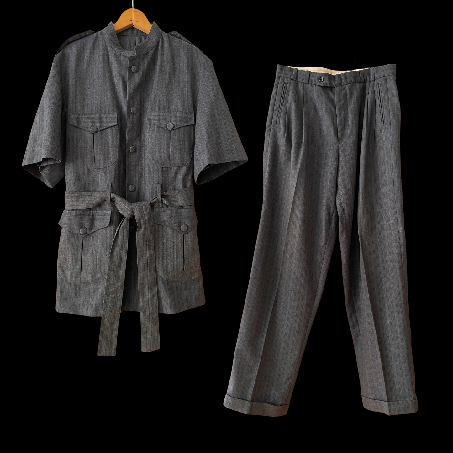 1970s Wool Leisure Suit Bespoke