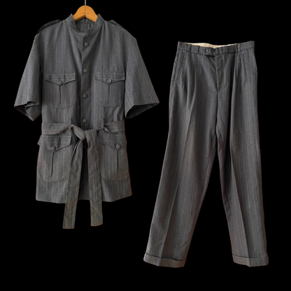 1970s Wool Leisure Suit Bespoke