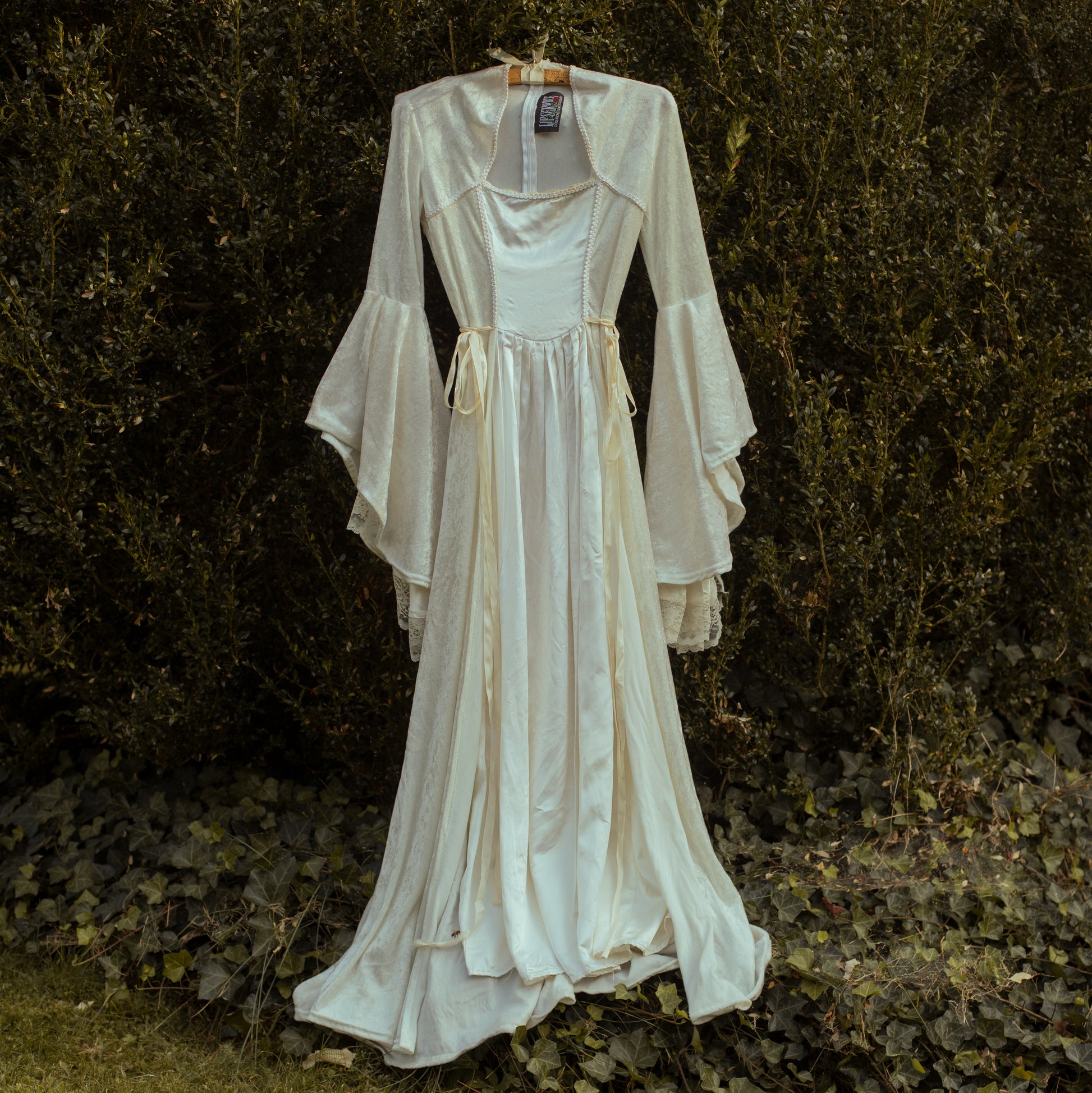 1990s Lip Service Gothic White Dress 1990s Lip Service Gothic White Dress